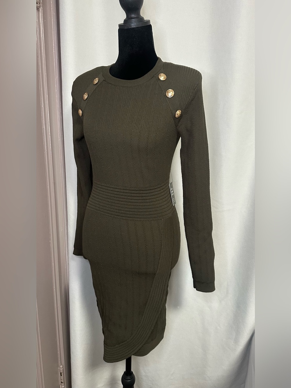 Express Ribbed Knit Sweater Dress